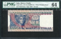 이탈리아 Italy 1977-1982 ( 1977 ) 50000 Lire P107a PMG 64 미사용