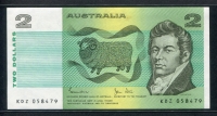 호주 Australia 1979 2 Dollars P43c 미사용