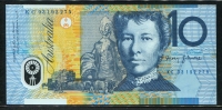 호주 Australia 1993 10 Dollars P52a 폴리머 미사용