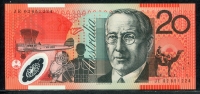 호주 Australia 2002 20 Dollars P59a 폴리머 미사용
