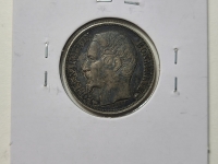 프랑스 France 1852 A 1 Franc 극미품 (변색)  ( KM-772 5g, 0.90 은화 )