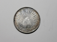 멕시코 Mexico 1900 Zs FZ Peso KM-409.3 39mm 27.07 g., 90.3% 은화 준미사용