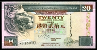 홍콩 Hong Kong 1998 20 Dollars P201d 미사용