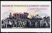 영국 Baradbury Wilkinson & co ltd  윌리엄 호가스(William Hogarth) 근면과 게으름 BW-282a 151x239 시쇄권 미사용