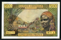적도 아프리카 Equatorial African States 1963 500 Francs P4e 미사용