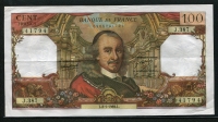 프랑스 France 1969, 100 Francs, P149c, 미품 (핀홀)
