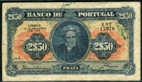 포르투갈 Portugal 1925 2 Escudos 50 Centavos,P127,보품