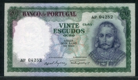 포르투갈 Portugal 1960 20 Escudos,P163, 극미품