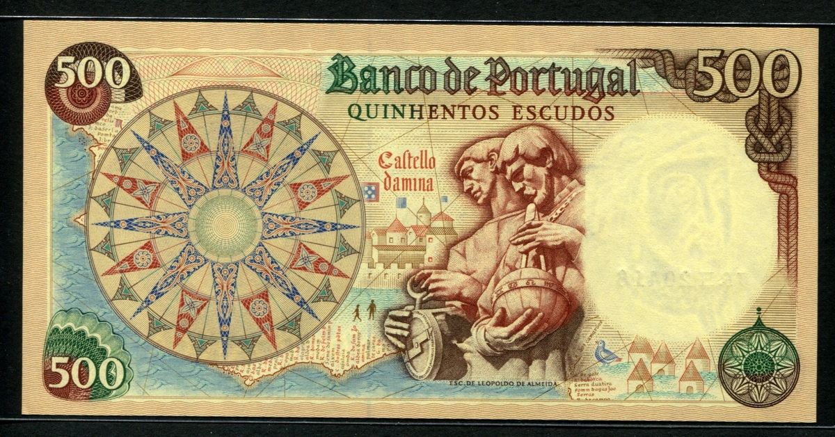 포르투갈 Portugal 1979 500 Escudos,P170b,미사용