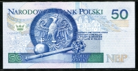 폴란드 Poland 1994(1995) 50 Zlotych,P175, 미사용