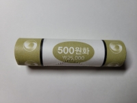 한국은행 2016년 500원 정품롤 (액면 25,000원)