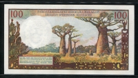 마다가스카르 Madagascar 1966 100 Francs (20 Ariary), P57, 미사용