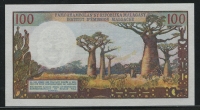 마다가스카르 Madagascar 1966 100 Francs (20Ariary), P57, 미사용