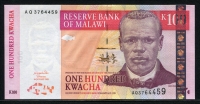 말라위 Malawi 2003,100 Kwacha P46b 미사용