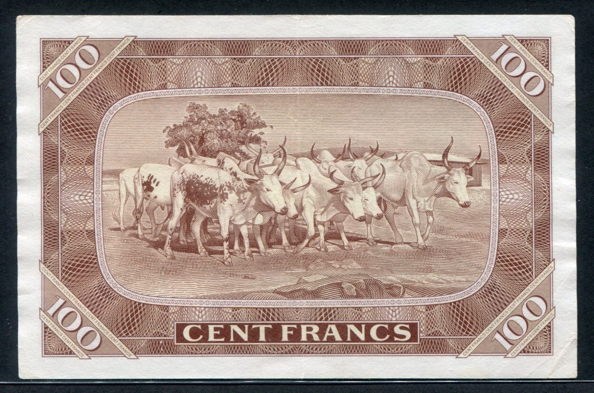 말리 Mali 1960 100 Francs, P2, 미품