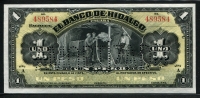 멕시코 Mexico 1914,El Banco de Hidalgo 1 Peso, S304b, 미사용