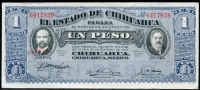 멕시코 Mexico 1915 El Estado De Chihuahua 1 Peso S530e 미사용