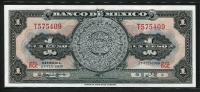 멕시코 Mexico 1969 1 Peso, P59k, 미사용