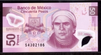 멕시코 Mexico 2008 50 Pesos P123L 폴리머 미사용