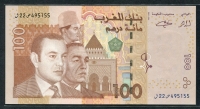 모로코 Morocco 2002,100 Dirhams,P70, 미사용
