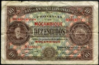 모잠비크 Mozambique 1941 10 Escudos, P84, 보품