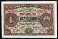 모잠비크 Mozambique 1941 10 Escudos, P84, 미품+