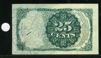 미국 1874년 소액 레드실 25센트 미사용