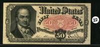 미국 1875년 소액 50 Cents,FR-1381,미사용