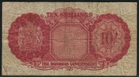 바하마 Bahamas 1953 10 Shillings P14 보품