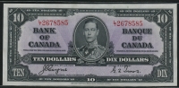 캐나다 Canada 1937 10 Dollars P61c Coyne-Towers 준미사용