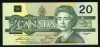 캐나다 Canada 1991 20 Dollars P97a,BC-58a Thiessen-Crow 미사용