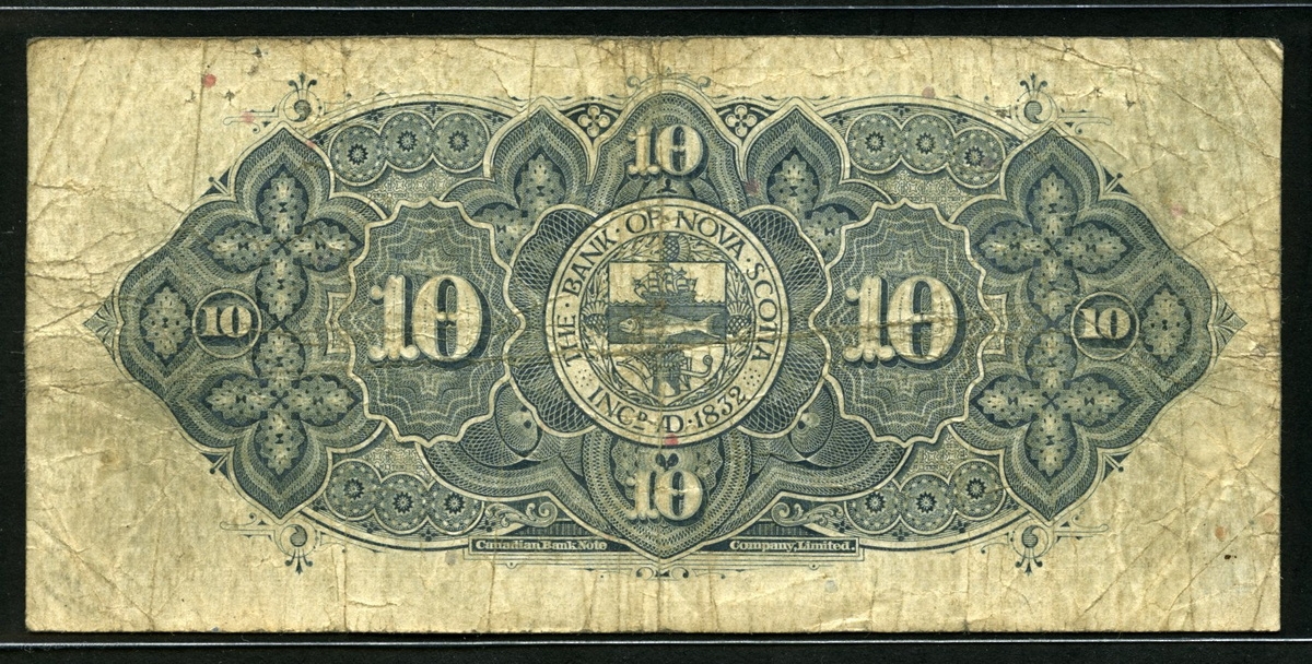 캐나다 Canada 1935 Bank of Nova Scotia $10 S633 미품
