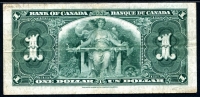 캐나다 Canada 1937, 1 Dollar ,P58d, 미품
