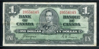 캐나다 Canada 1937 1 Dollar, P58e, 미품
