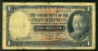 스트레이츠세틀멘츠 Straits Settlements 1935 1 Dollar P16b 보품