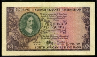 남아프리카 South Africa 1952-1958(1955) 10 Pounds,P99,미품