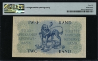 남아프리카 South Africa 1962-1965 2 Rand P105b PMG 66 EPQ 완전미사용