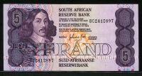 남아프리카 South Africa 1981-1989 5 Rand,P1119c, 미사용