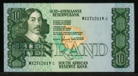 남아프리카 South Africa 1985-1990 10 Rand 보충권  WX, P120d, 미사용