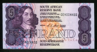 남아프리카 South Africa 1990-1994 5 Rand, P1119e, 미사용-