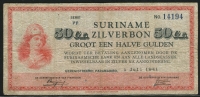 수리남 Suriname 1941, 50 Cent, P104b, 보품