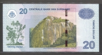 수리남 Suriname 2010, 20 Dollars,P164, 미사용