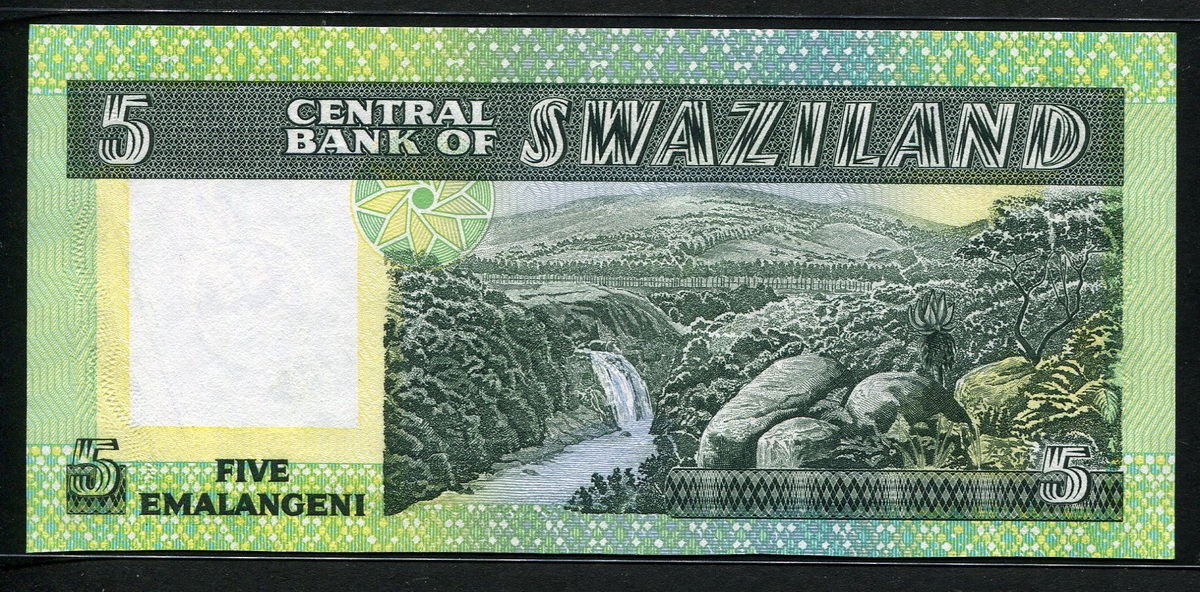 스와질란드 Swaziland 1982-1986(1984), 5 Emalangeni, P9b, 미사용