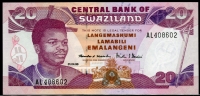 스와질란드 Swaziland 1998 20 Emalangeni,P25c, 미사용