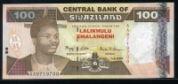 스와질란드 Swaziland 2001 100 Emalangeni, P32a, 미사용