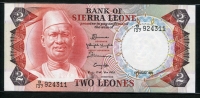 시에라리온 Sierra Leone 1985 ,2 Leones, P6h, 미사용