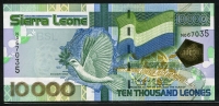 시에라리온 Sierra Leone 2004 10000 Leones, P29a, 미사용
