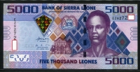 시에라리온 Sierra Leone 2010 5000 Leones,P32, 미사용