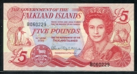 포클랜드 Falkland Islands 2005 5 Pounds, P17, 미사용