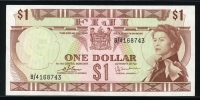 피지 Fiji 1974 1 Dollar,P71b, 미사용